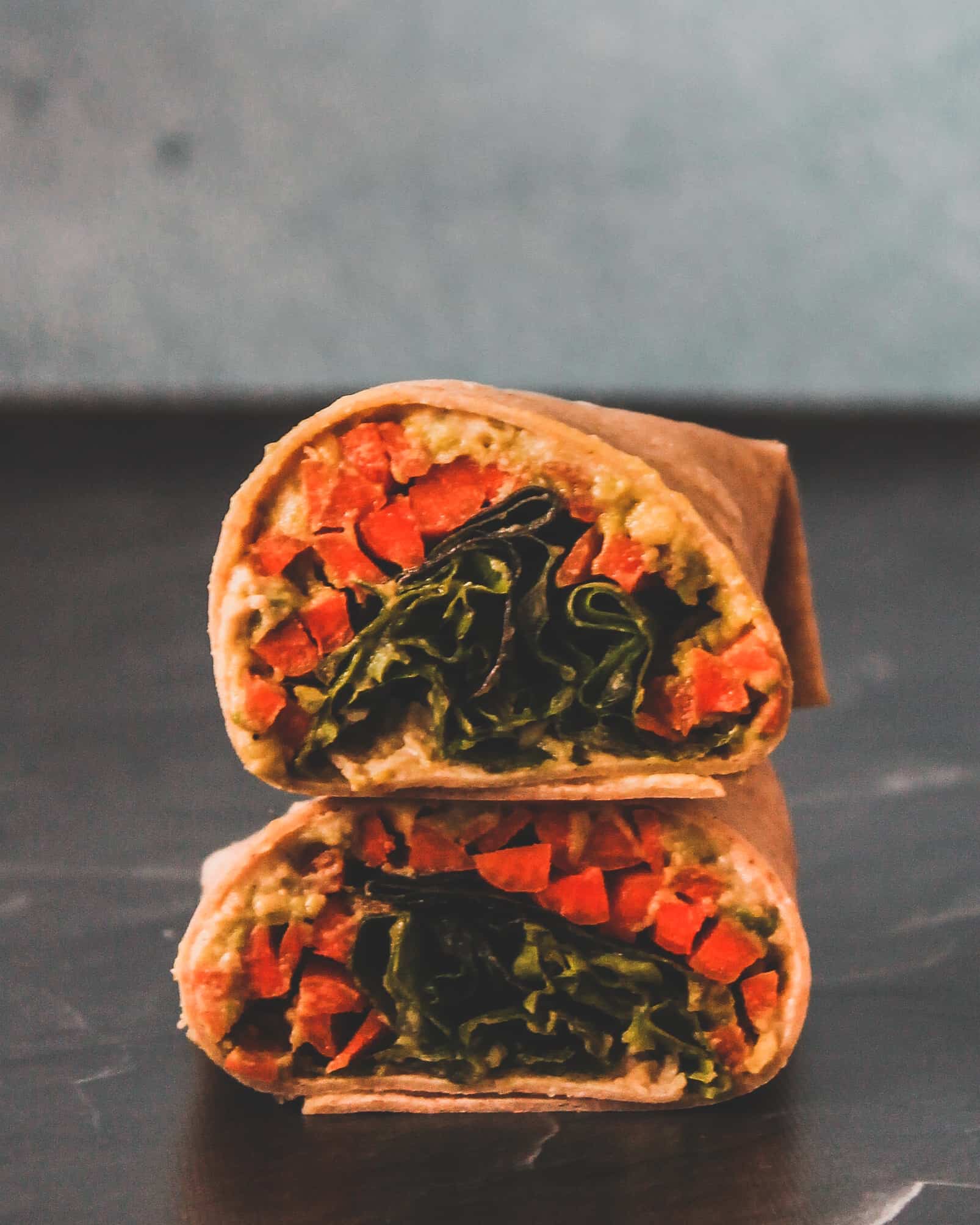 raw veggie wraps