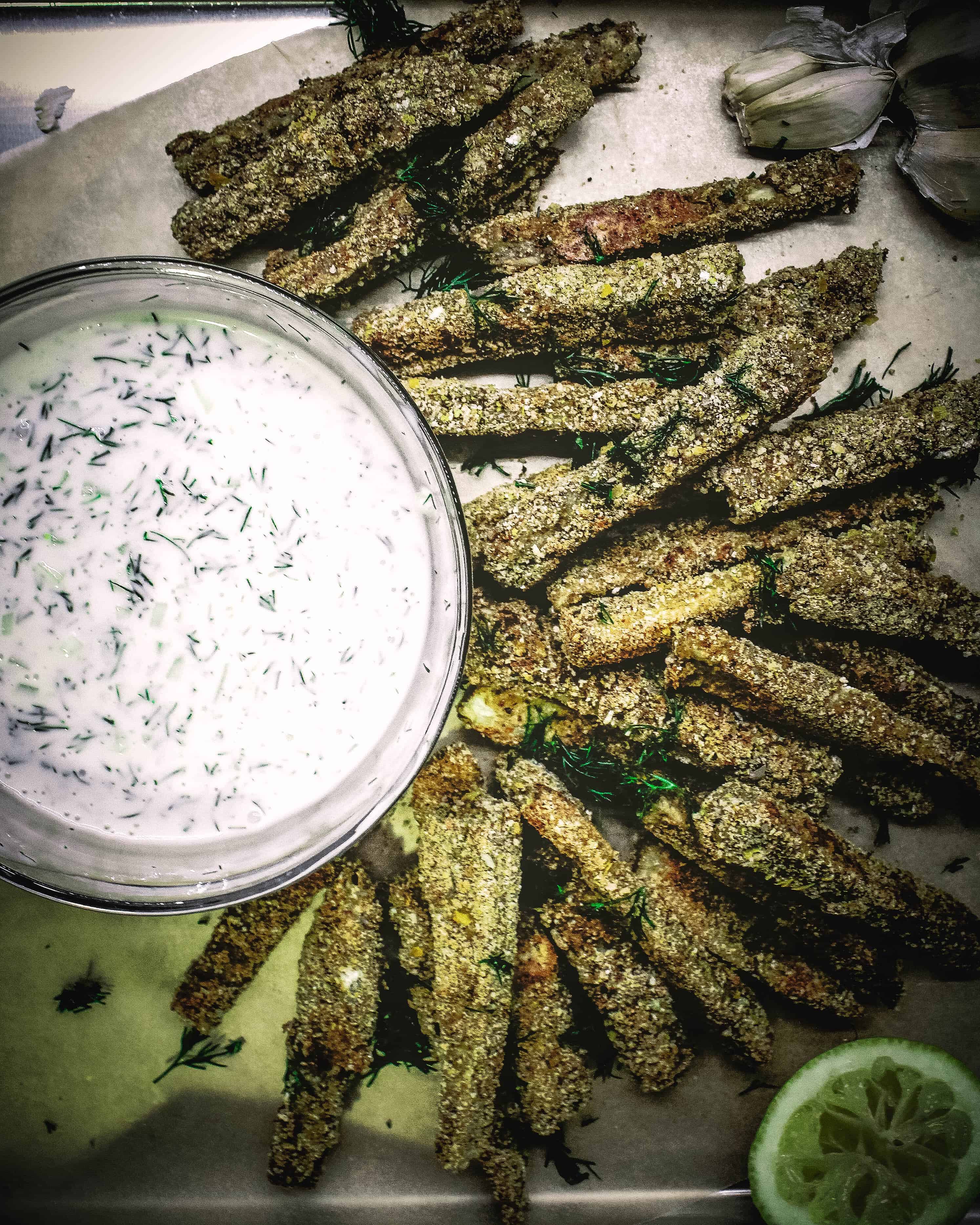 Baked Eggplant Fries (Oil-Free, Gluten-Free)