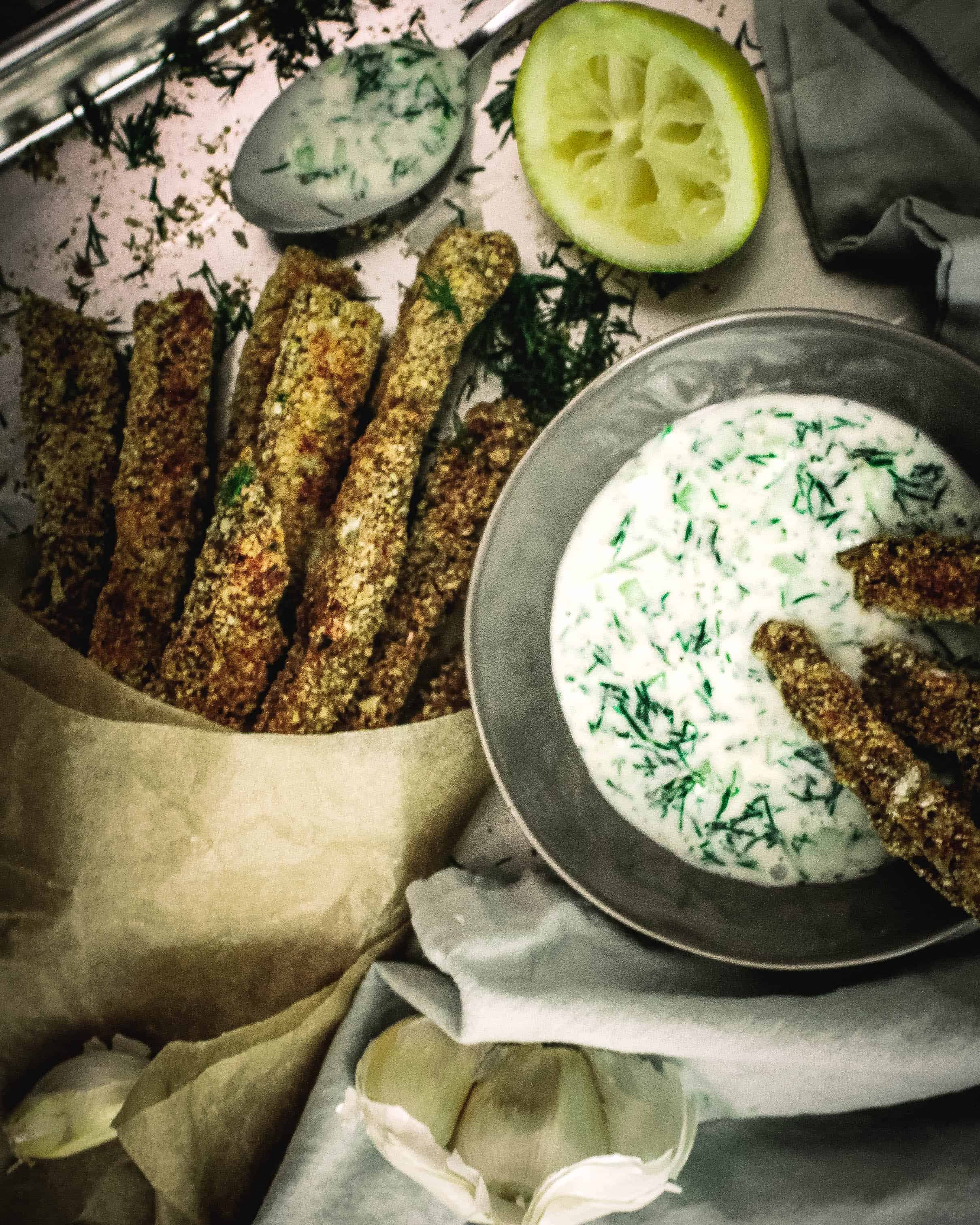 BAKED EGGPLANT FRIES (OIL-FREE, GLUTEN-FREE)