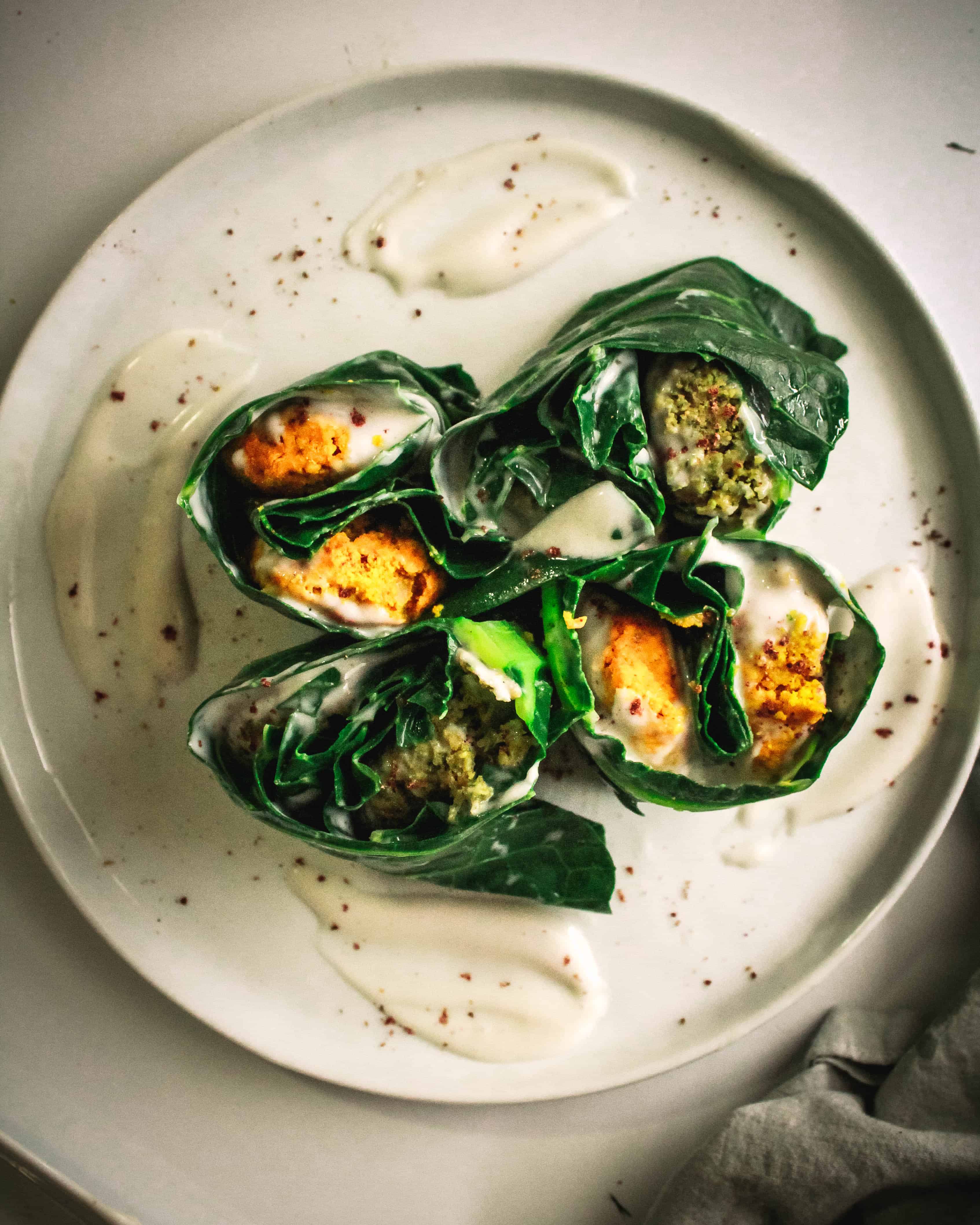 HOW TO MAKE COLLARD GREEN WRAPS