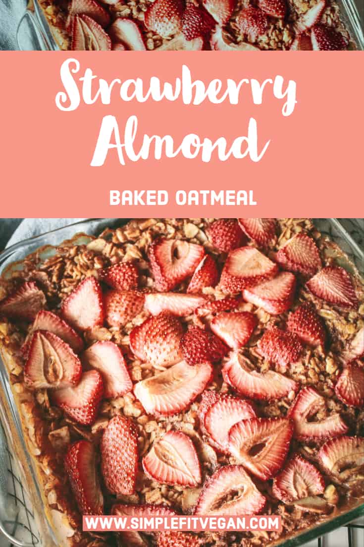 Strawberry Almond Baked Oatmeal