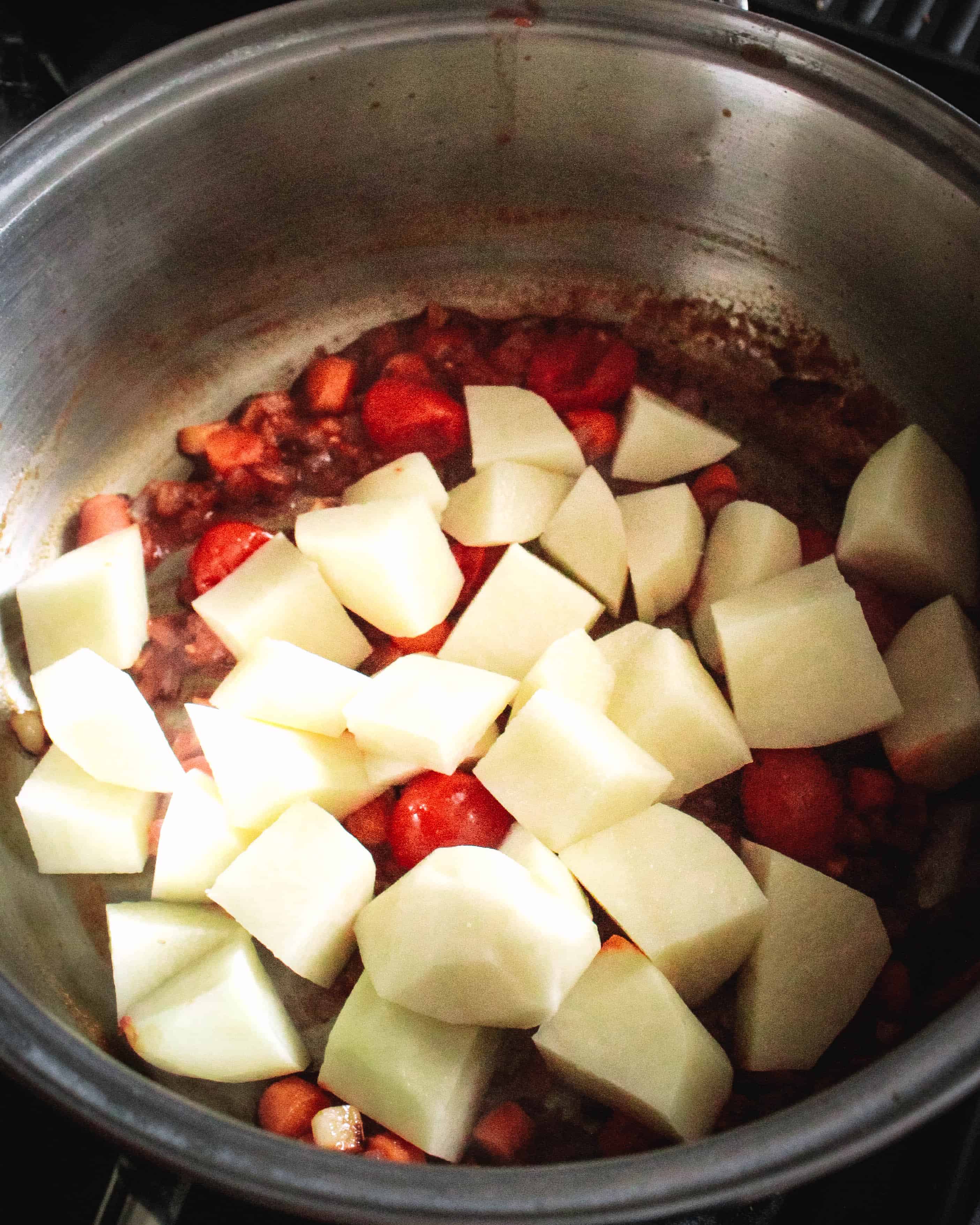 Red Bean Potato Soup