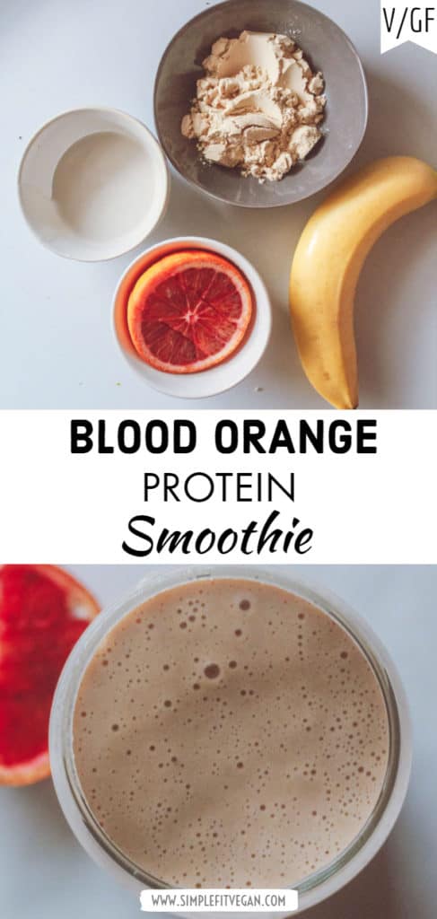 Blood Orange Protein Smoothie
