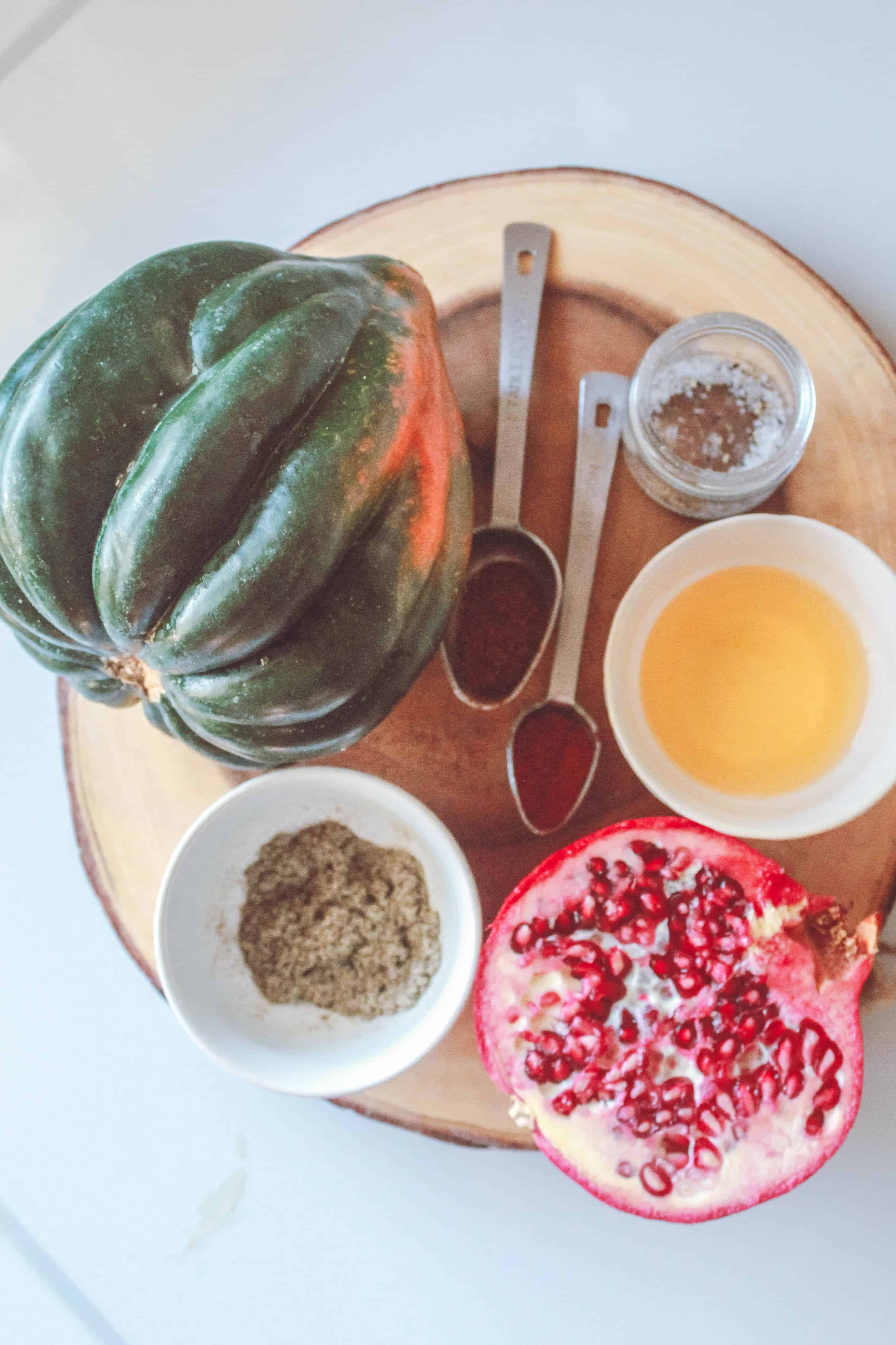 Spicy Roasted Acorn Squash