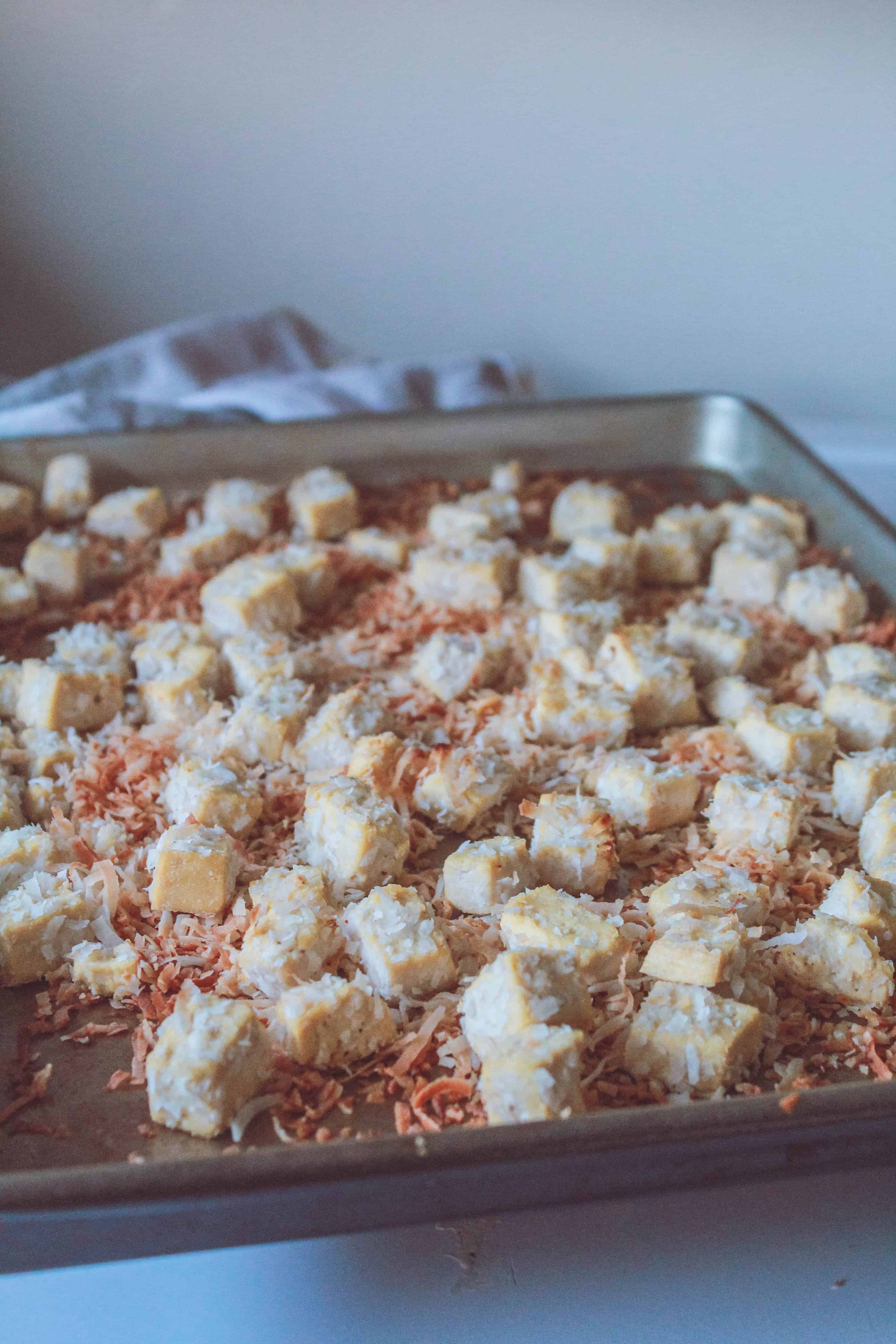 Easy Coconut Crusted Tofu