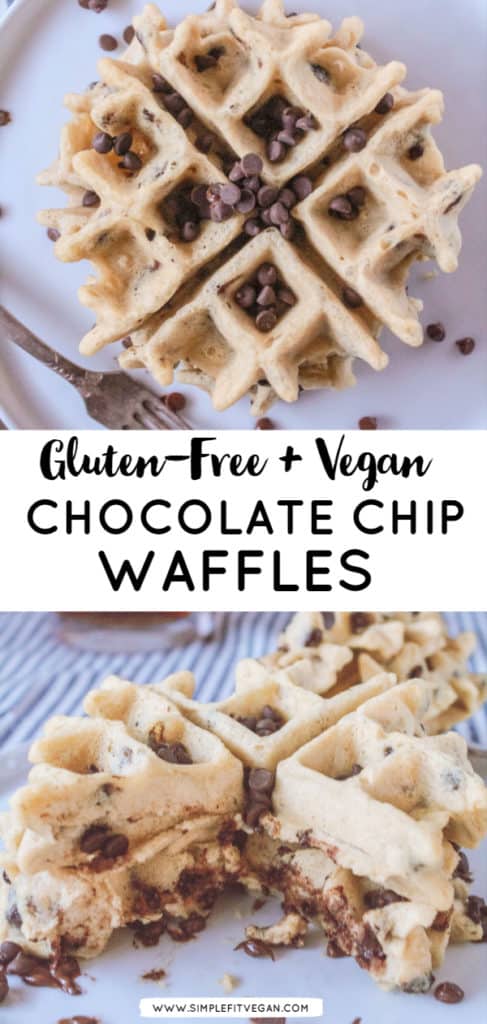 Gluten-Free Vegan Chocolate Chip Waffles
