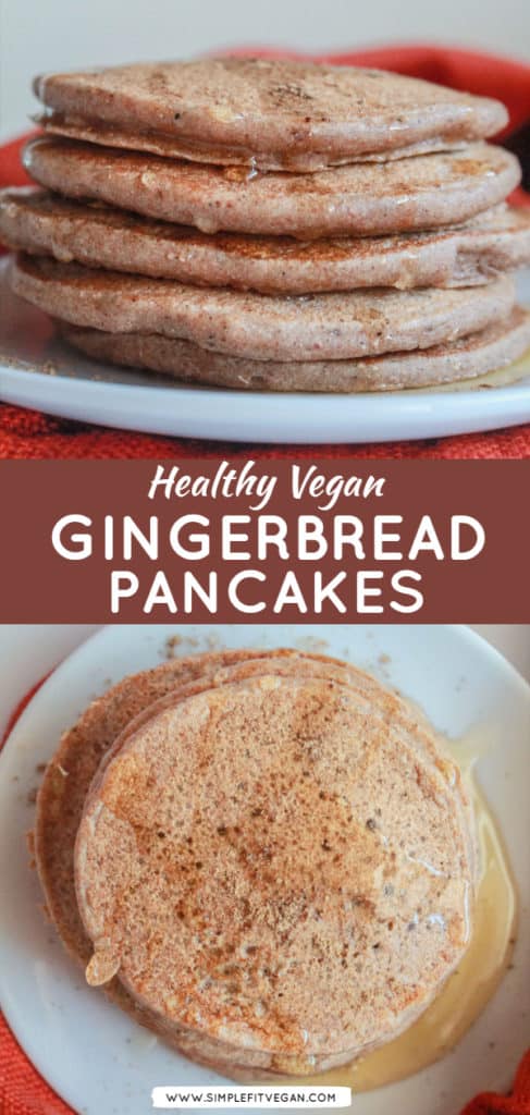 Healthy Gingerbread Pancakes