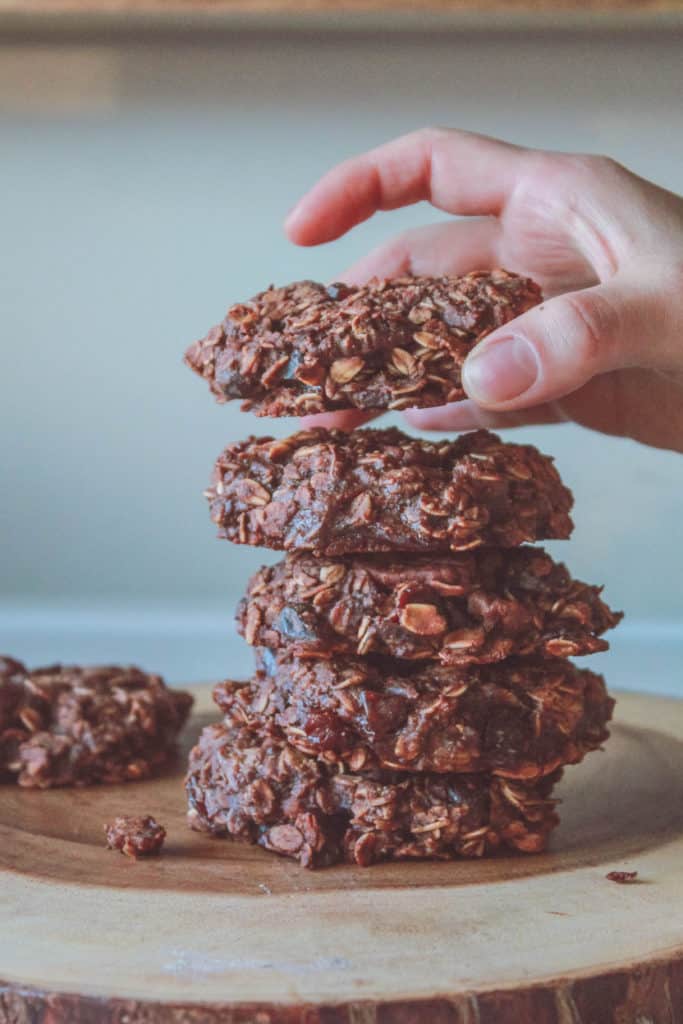 Chocolate Pecan & Cranberry Breakfast Cookies