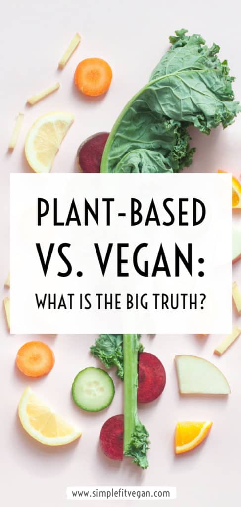 Are you plant-based or vegan? Many times the two terms are used interchangable but there is big key difference. #vegan #plantbased #veganlifestyle