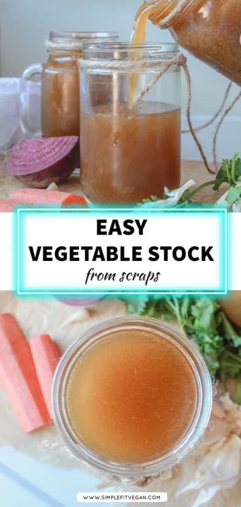 Easy Vegetable Stock From Scraps