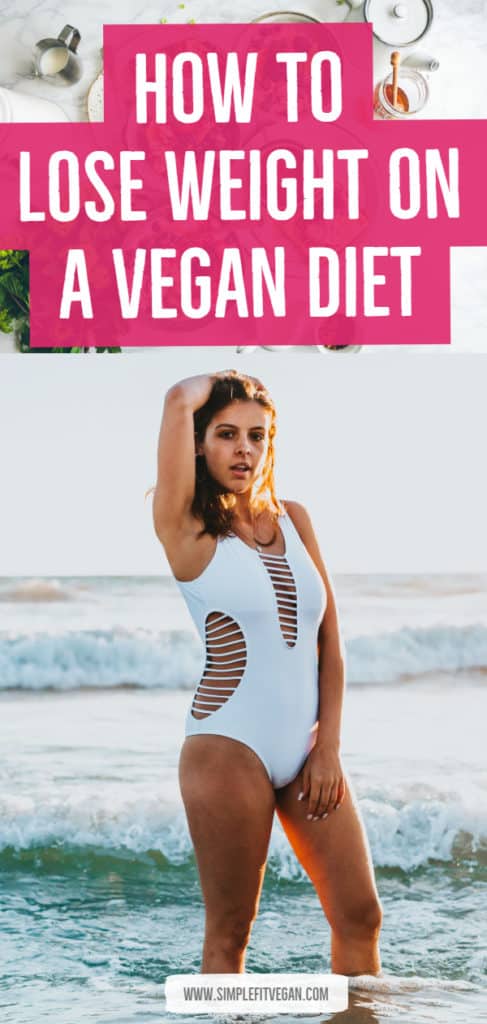 A carefully planned, healthy, vegan plant-based diet can help you lose weight and promote a healthy body and mind. #vegan #weightloss #plantbased