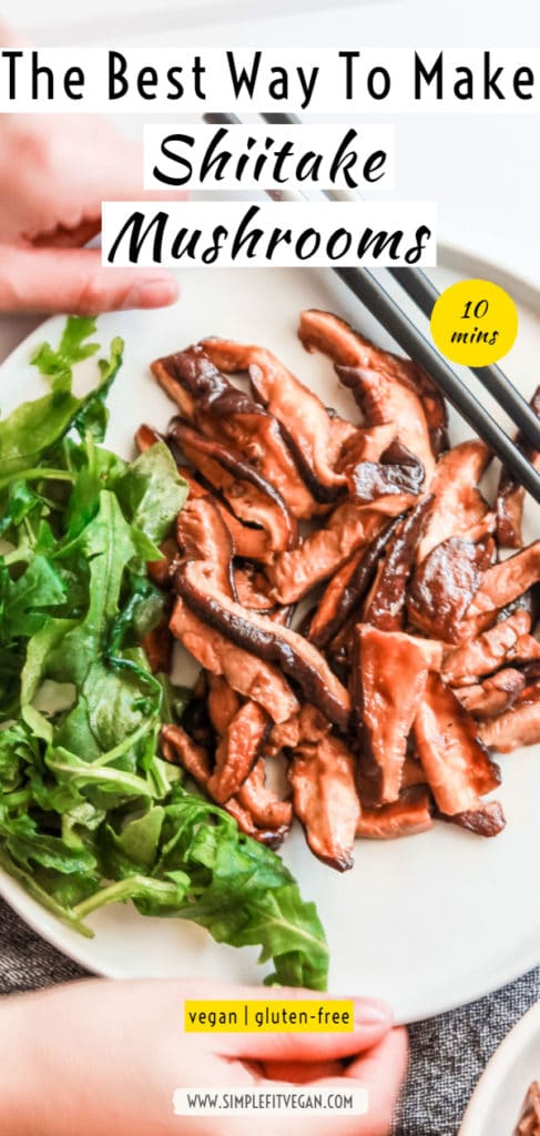 You’ve bought Shiitake mushrooms and now are wondering on how to cook them. Look no further! This easy, 3-ingredient, 10-minute recipe will guide you step by step on how to cook perfect Shiitake Mushrooms every time. #shiitake #mushrooms