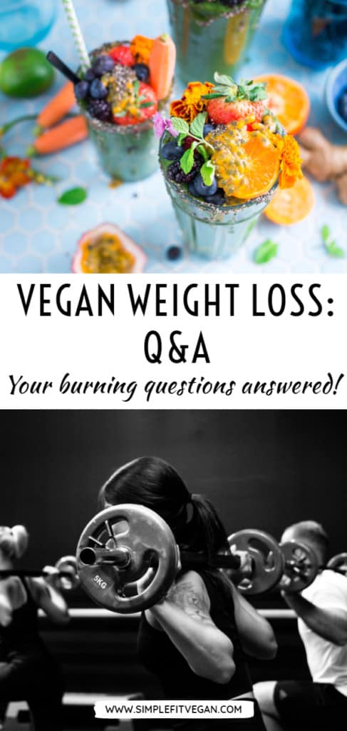 Wondering about how to lose weight on a vegan, plant-based lifestyle? Today, I'm answering most commonly asked questions about vegan weight loss. #vegan #weightloss