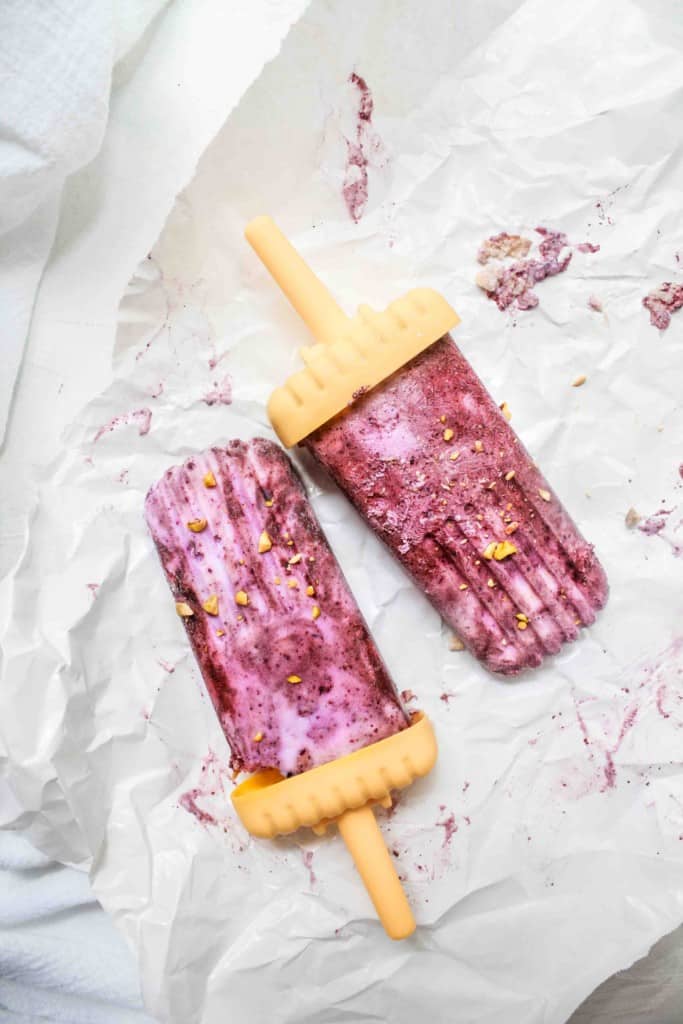 Get creative with frozen fruit and make something other than a smoothie The two recipes are perfect healthy treats that you can have for a snack or dessert! #vegandessert #frozenfruit #cleansnacks